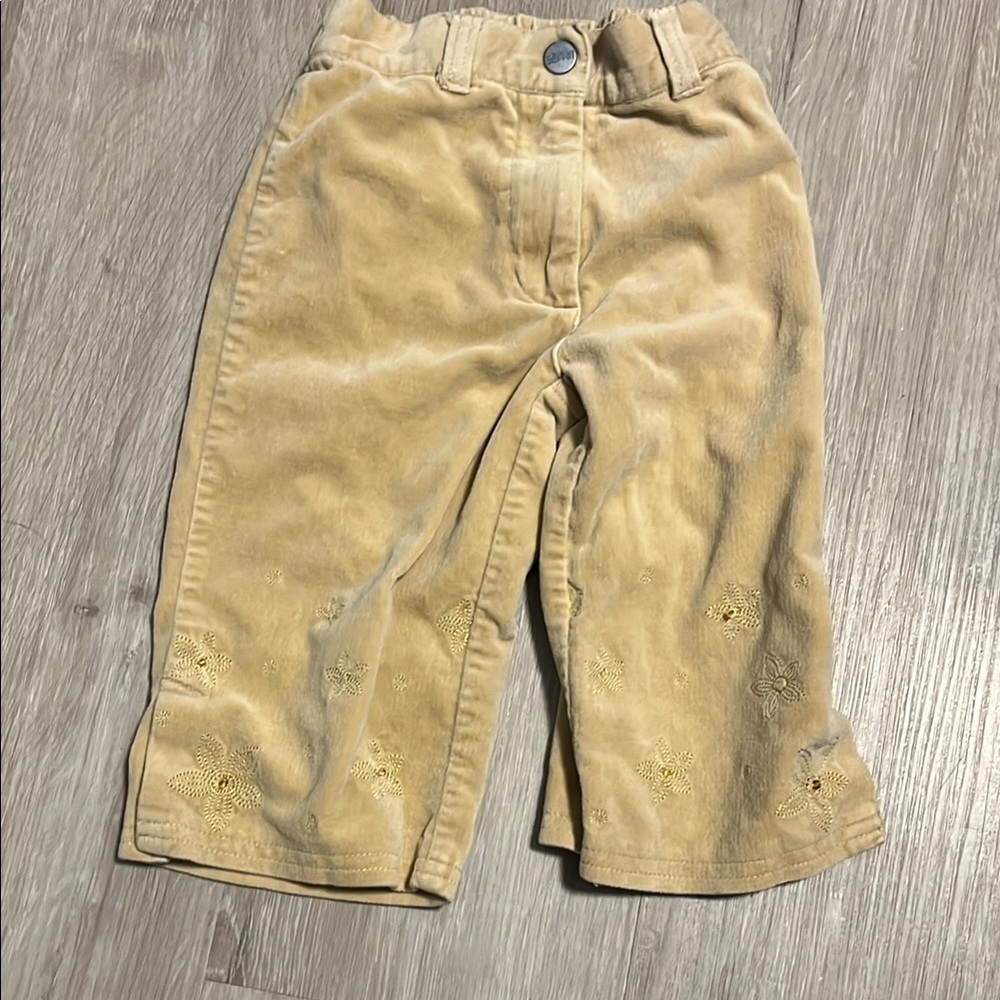 Kids Tan Corduroy Pants